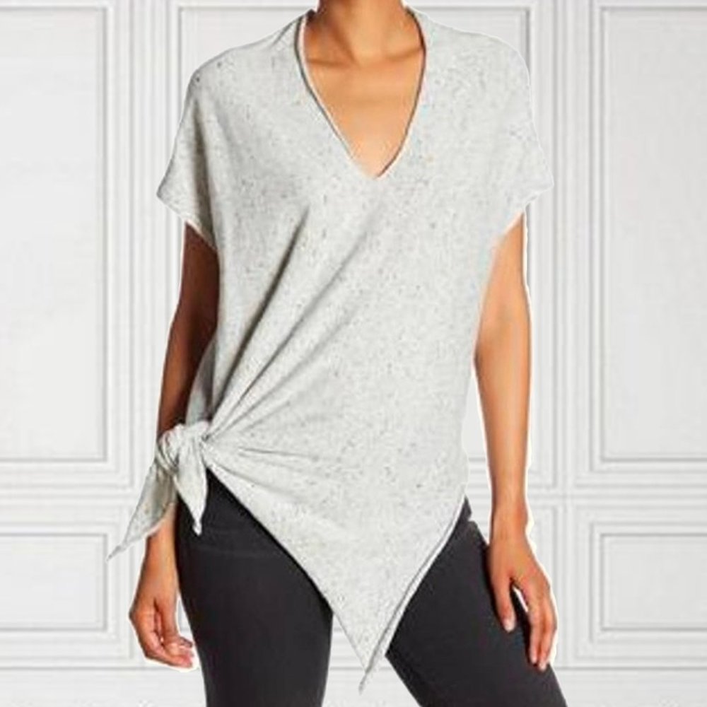 RDI Oversize Tie Top Speckled High Slit S